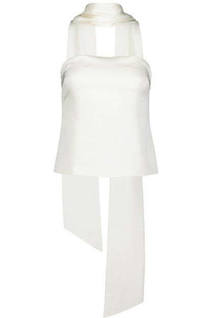 Hailey Satin Scarf Top