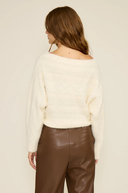 Carol Cable Knit Sweater