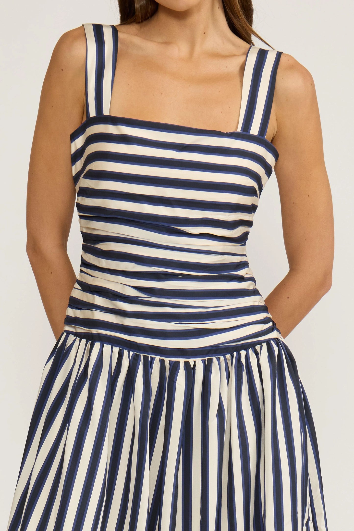 Georgie Navy Stripe Dress