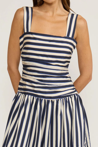 Georgie Navy Stripe Dress
