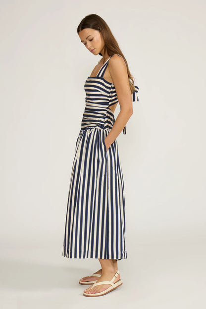 Georgie Navy Stripe Dress