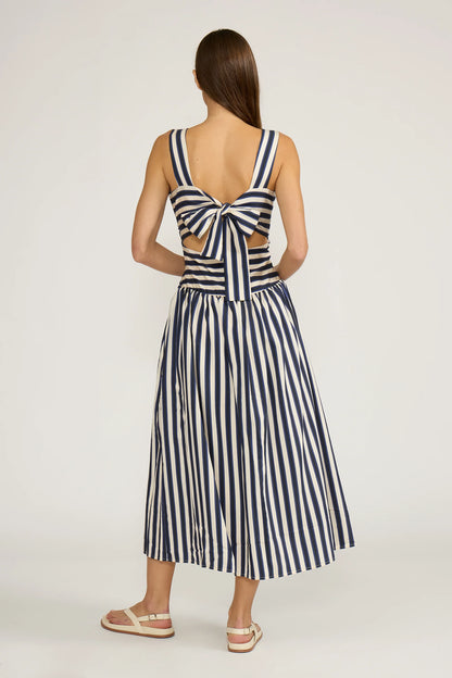Georgie Navy Stripe Dress