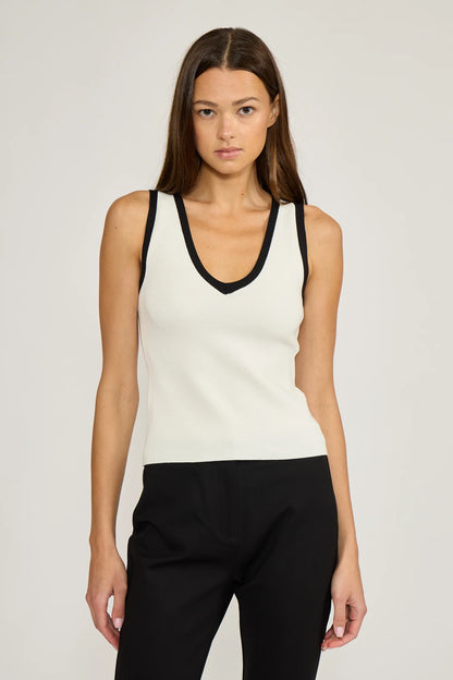 Nancy V-Neck Knit Top