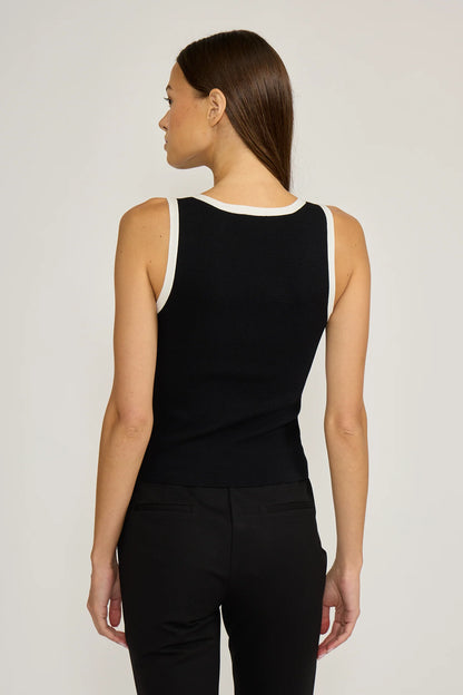 Nancy V-Neck Knit Top