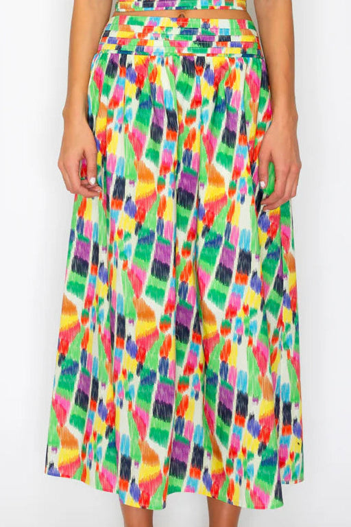 Rainbow Strokes Skirt