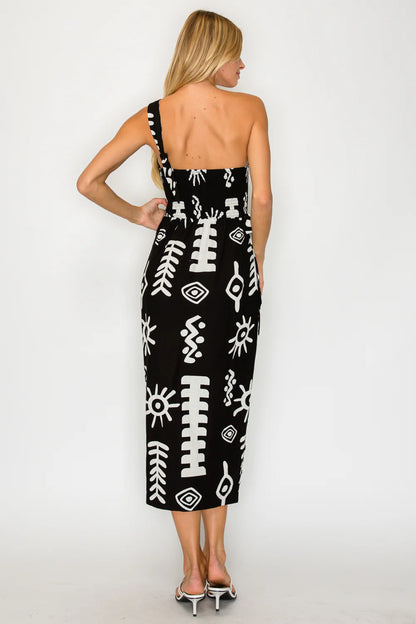 Paros One Shoulder Dress