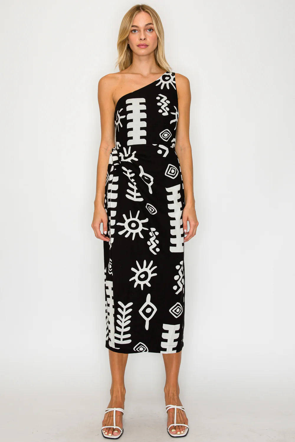 Paros One Shoulder Dress