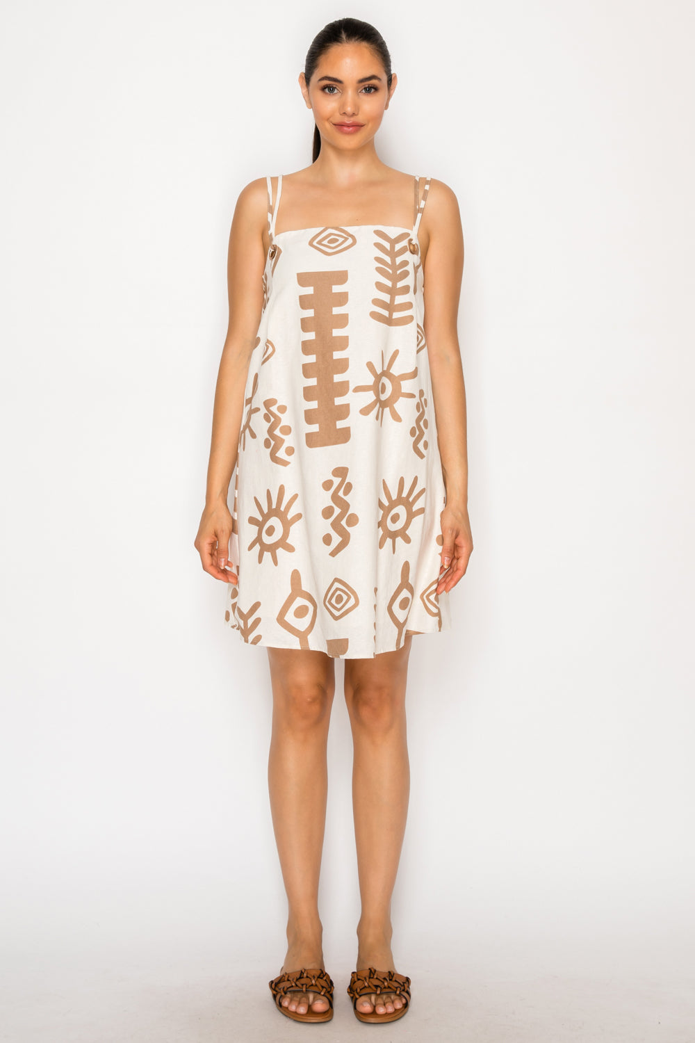Santorini Sunplay Mini Dress
