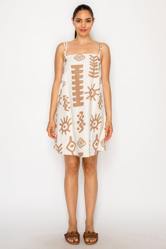 Santorini Sunplay Mini Dress