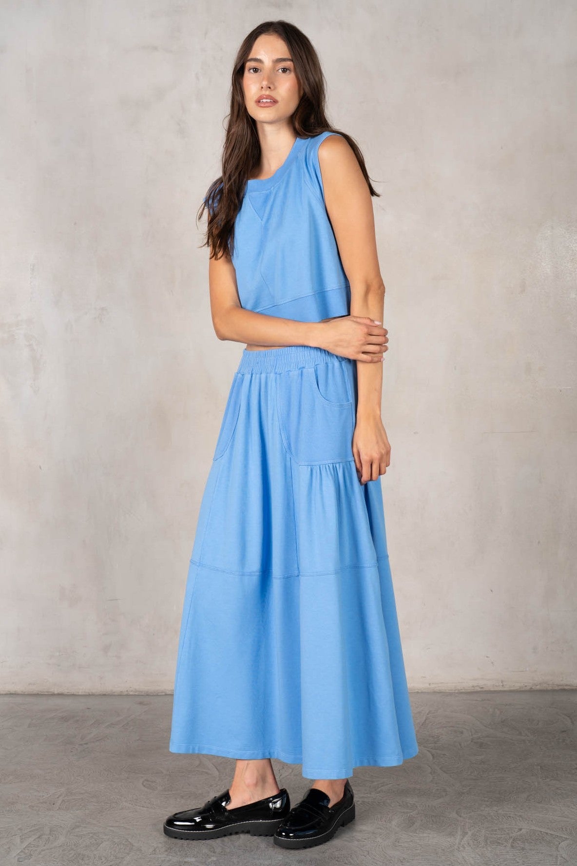 Weekend Skirt in Cerulean