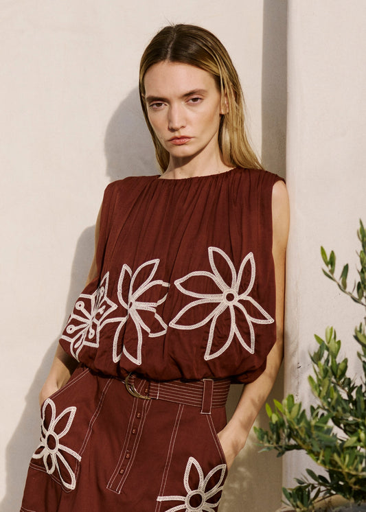 Tilly Embroidered Top