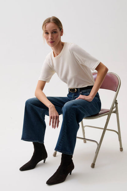 Kyra High Rise Bowed Ankle