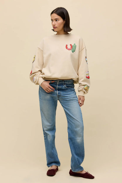Lucky Western Patches Sweatshirt