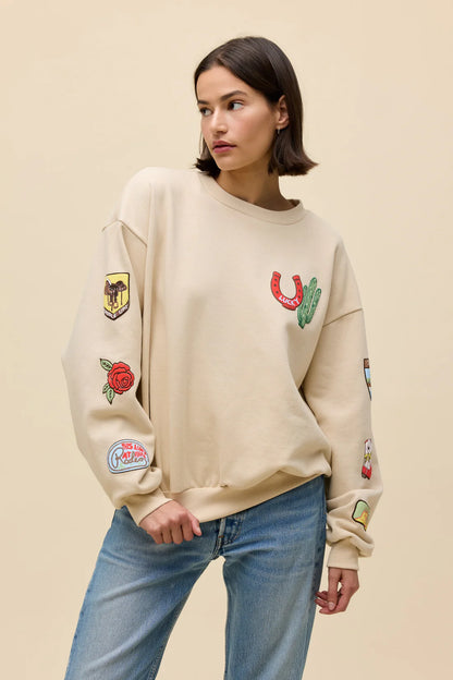 Lucky Western Patches Sweatshirt
