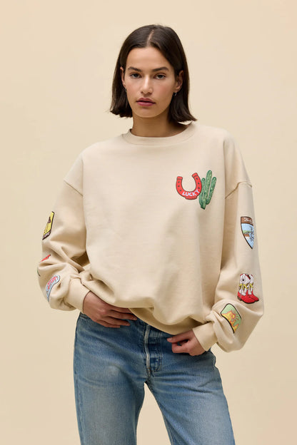 Lucky Western Patches Sweatshirt