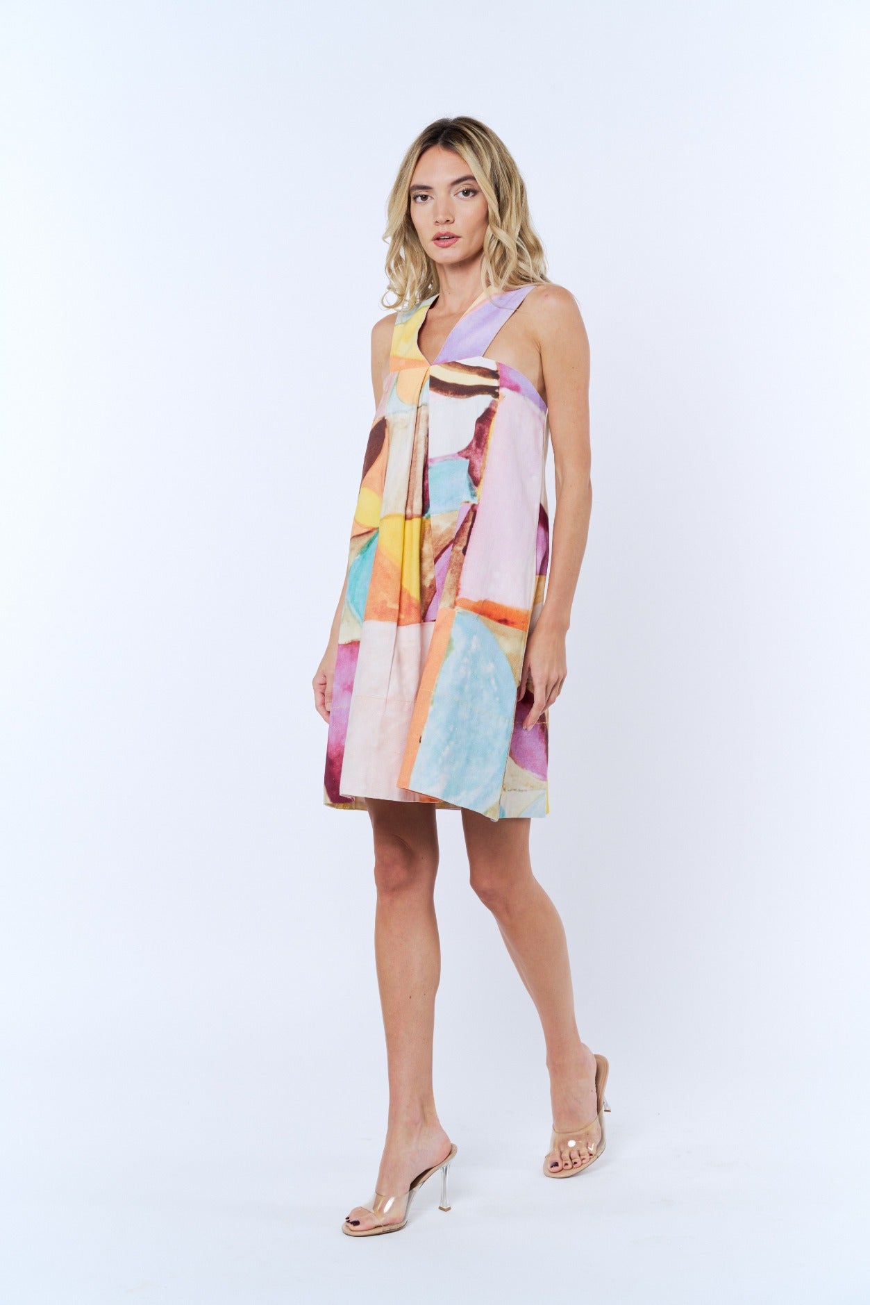 Arya V-Strap Mini Dress