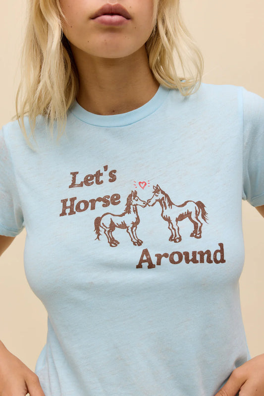Daydreamer Let's Horse Around Burnout Tee