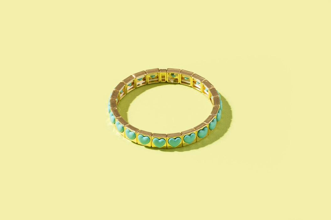 Enamel Stretch Bracelet