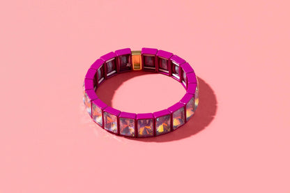 Enamel Stretch Bracelet