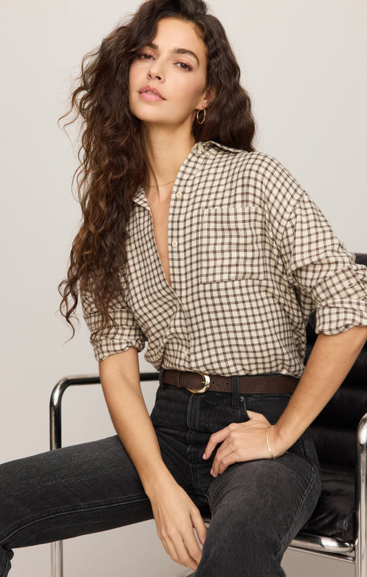 River Plaid Button-Up