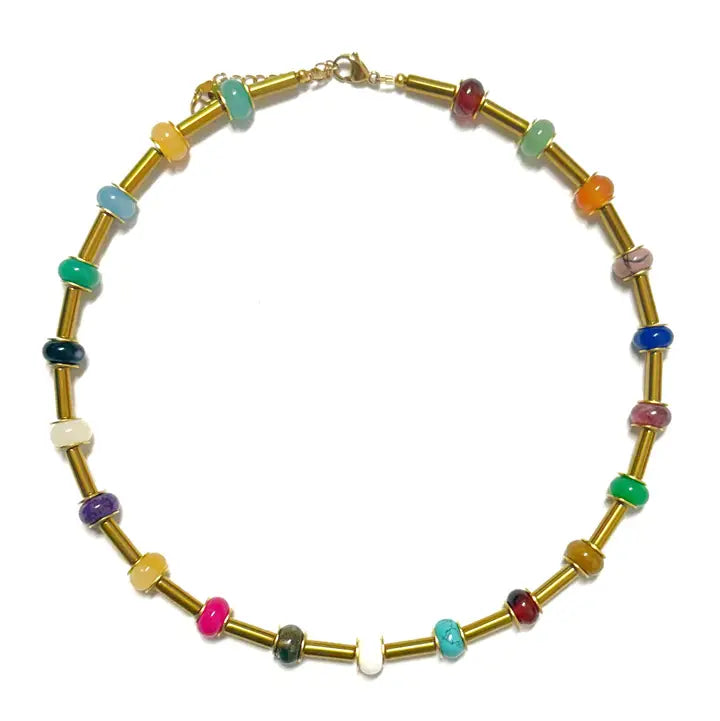 Marion Beads + Bars Necklace