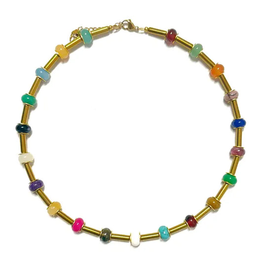 Marion Beads + Bars Necklace