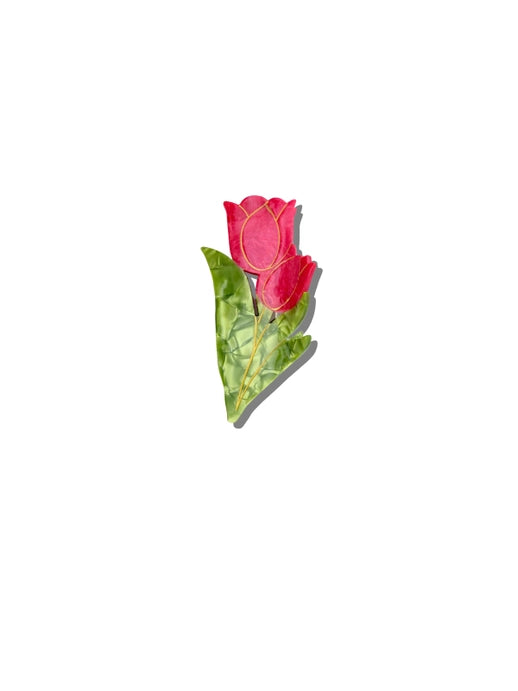 Vintage Tulips Hair Clip