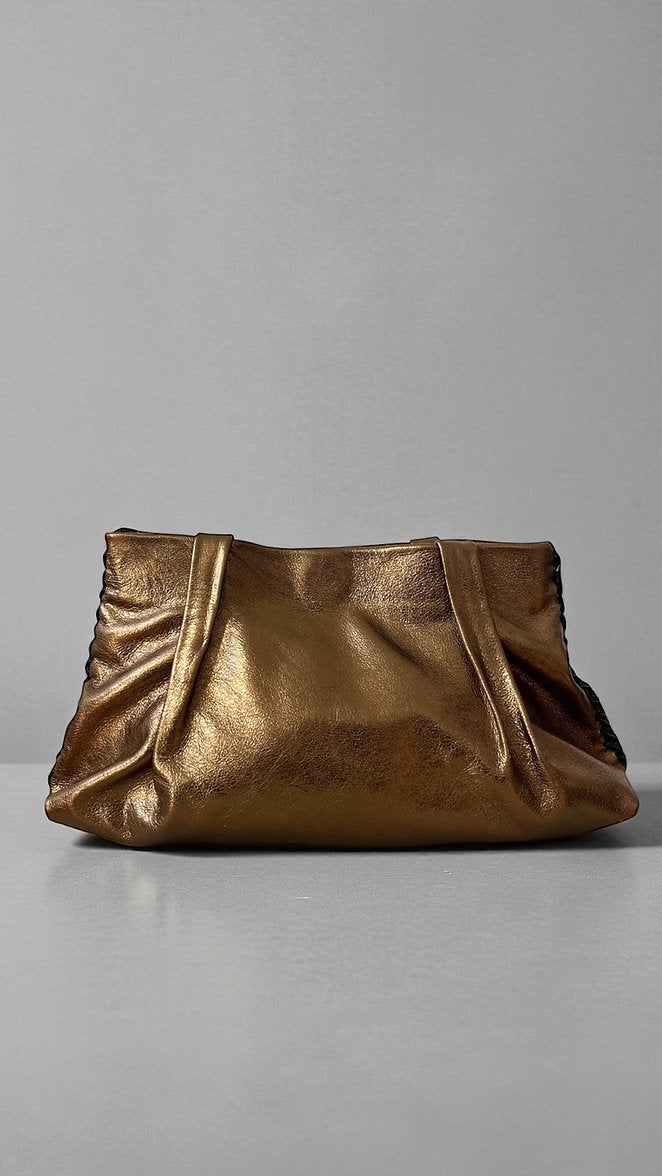 Esther Oversize Leather Clutch