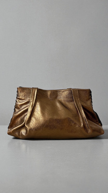 Esther Oversize Leather Clutch