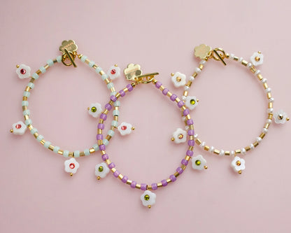 Willow Flower Charm Bracelet
