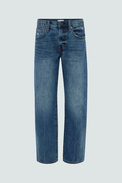 Lexi Mid-Rise Straight Leg Jeans