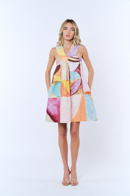 Arya V-Strap Mini Dress