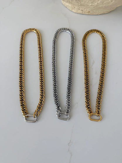 Kayla Necklace in Gold + Silver