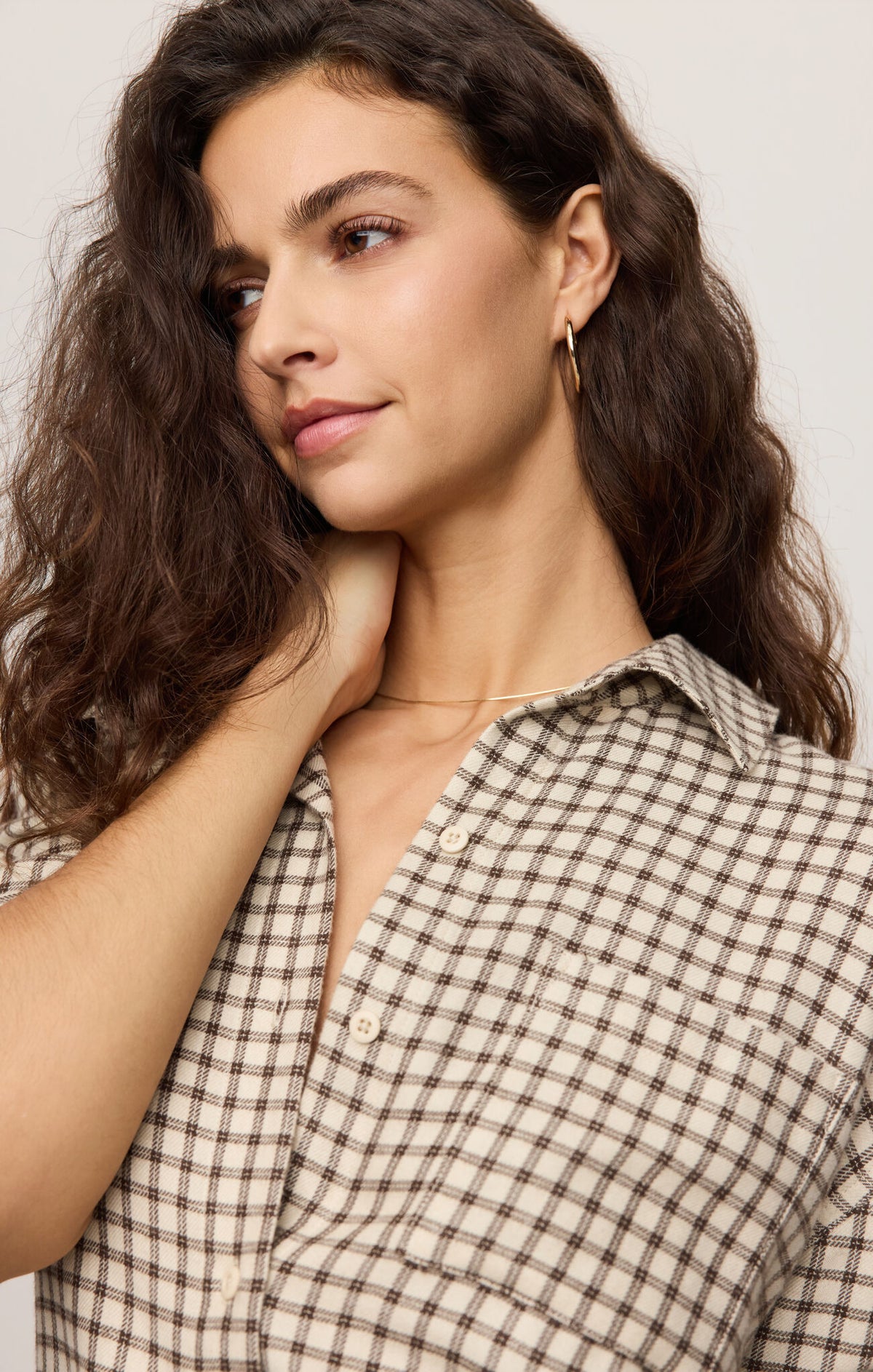 River Plaid Button-Up