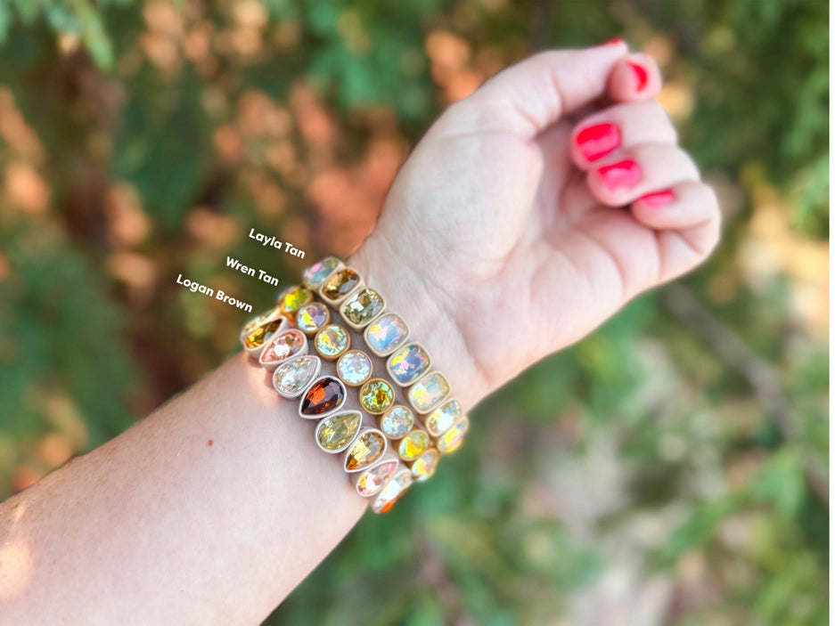 Enamel Stretch Bracelet