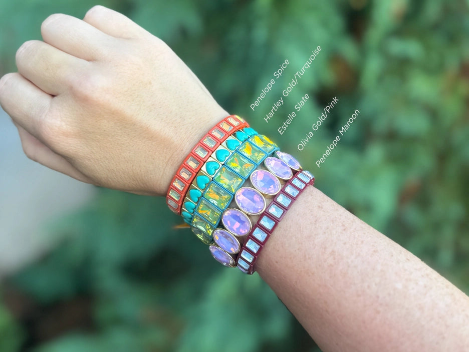 Enamel Stretch Bracelet