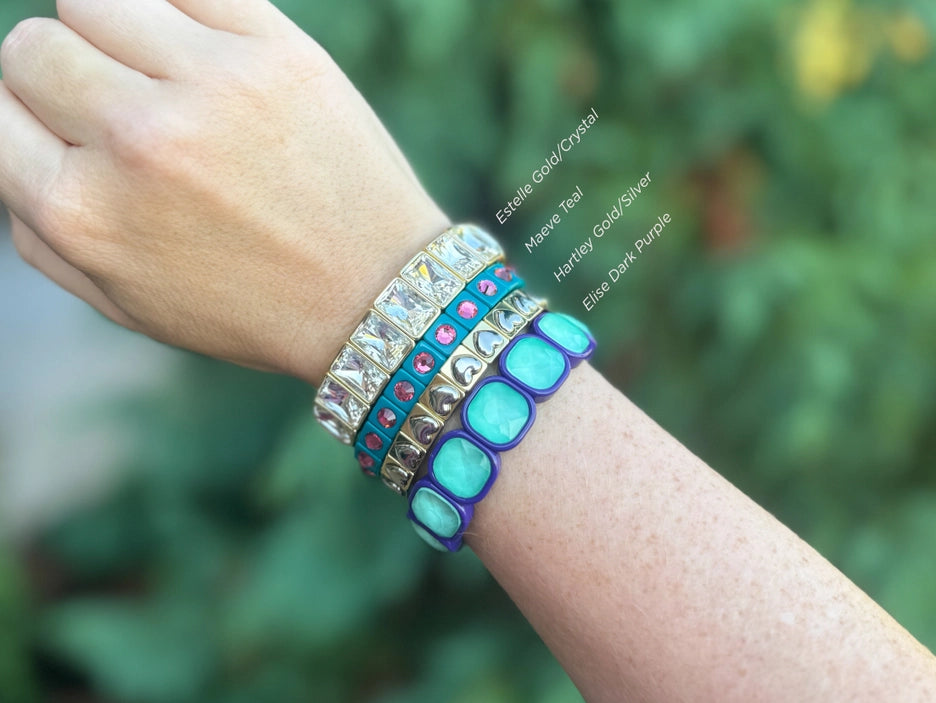 Enamel Stretch Bracelet