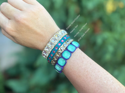 Enamel Stretch Bracelet