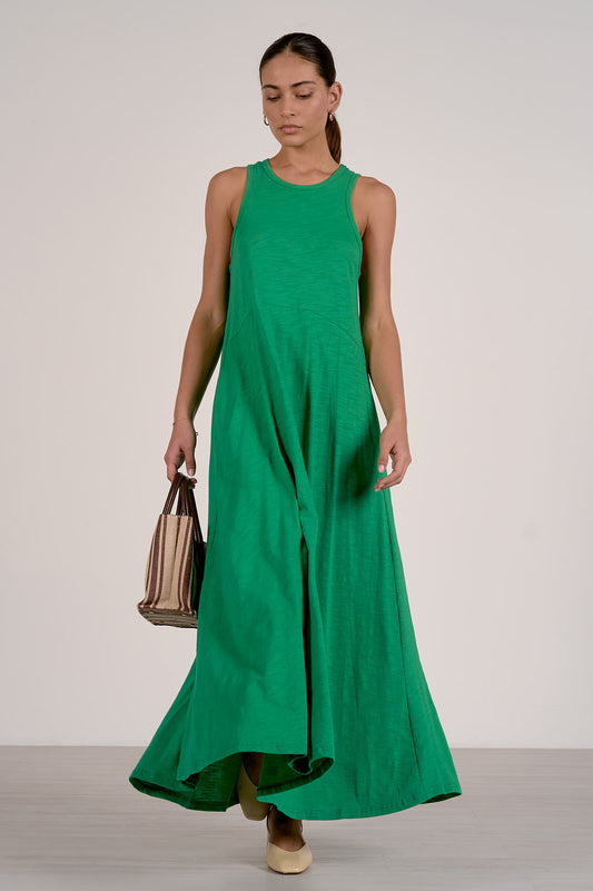 Maggie Dress in Kelly Green