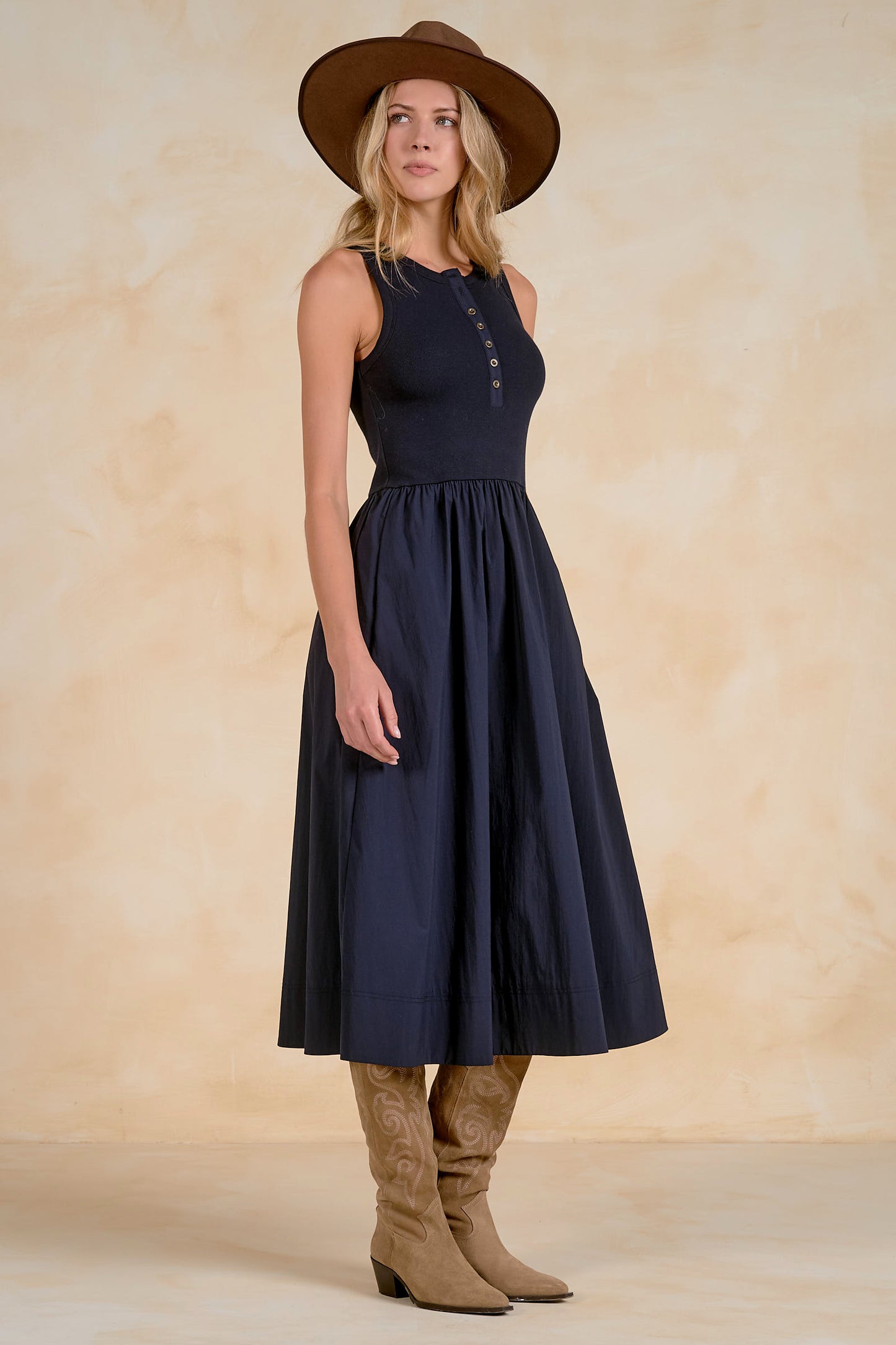 Sydney Navy Dress