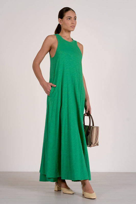 Maggie Dress in Kelly Green