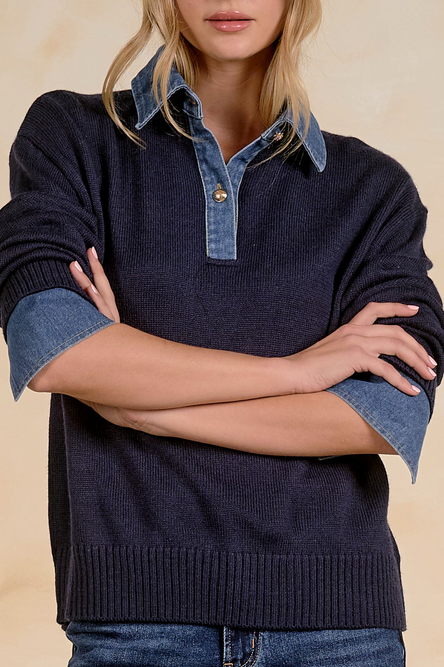Vivian Collared Sweater