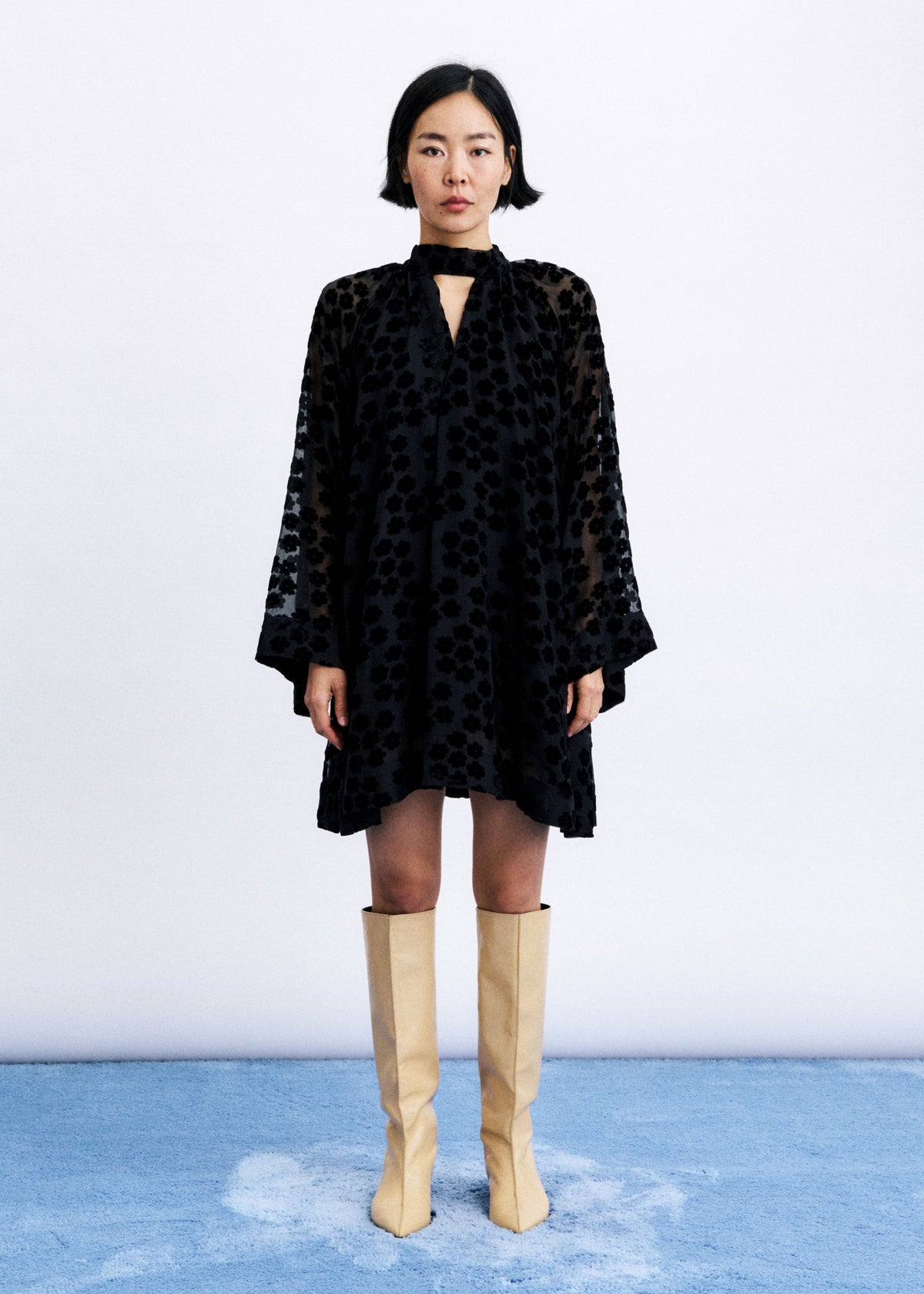 Brent Dress in Noir
