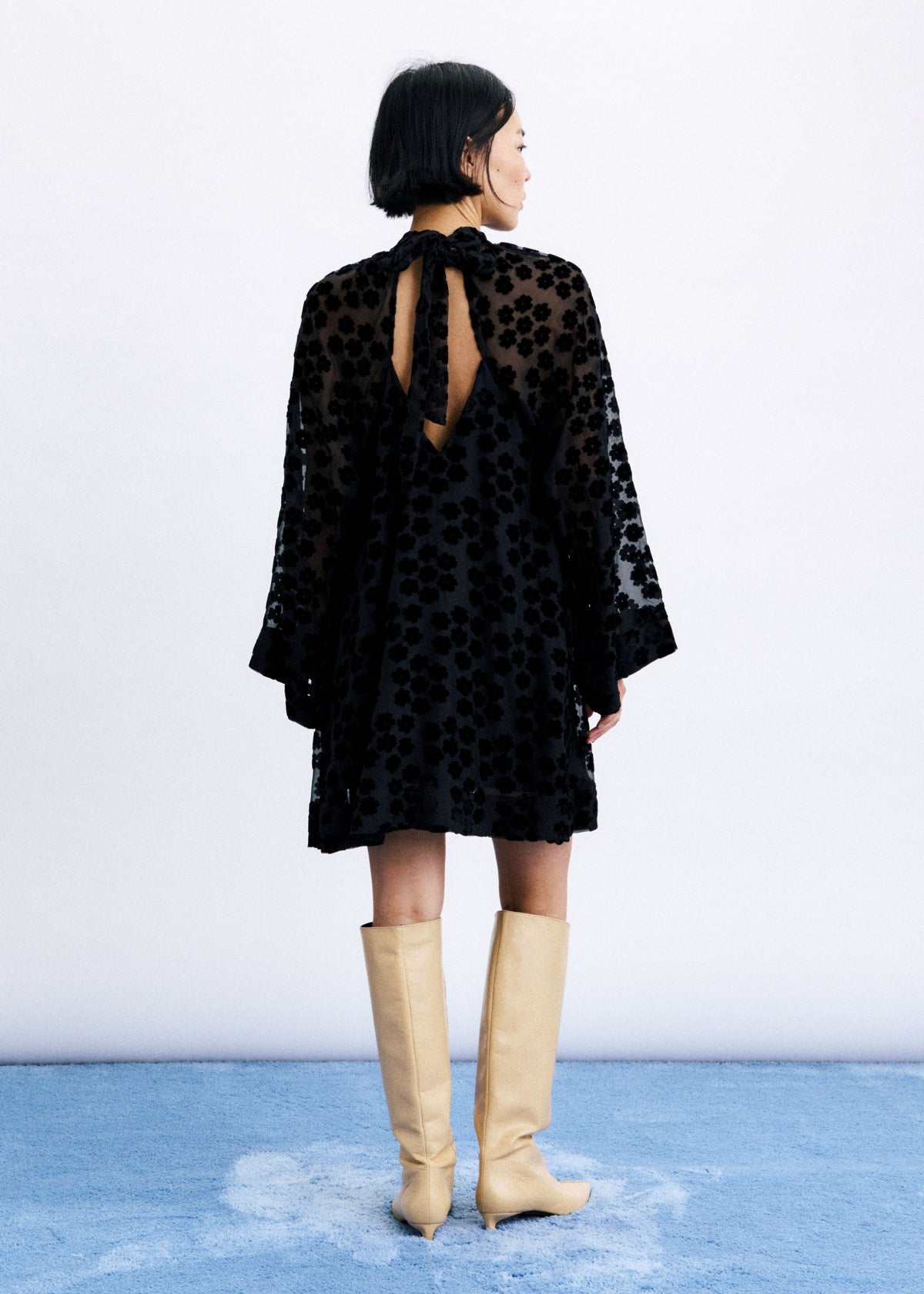 Brent Dress in Noir